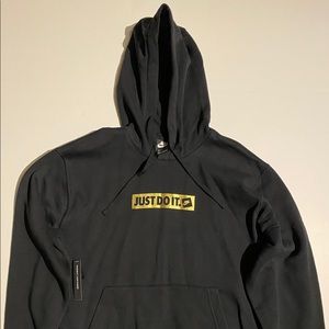 Nike Air “Just Do It” Gold Pullover Hoodie